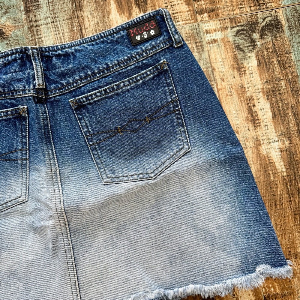 ☀️ $10 SALE | Women’s Juniors “MUDD” Jean Skirt | #H3 - Picture 7 of 12
